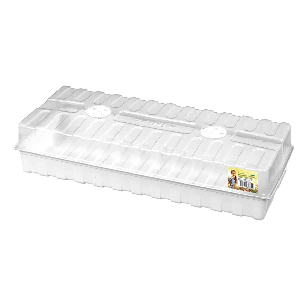 Minipařeniště s ventilací bílé - 47 x 20 x 10 cm - prodej pařenišť - 1 ks