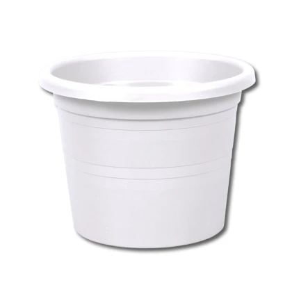 Květináč Satura Modern bílý - 14 x 11 cm - prodej květináčů - 1 ks