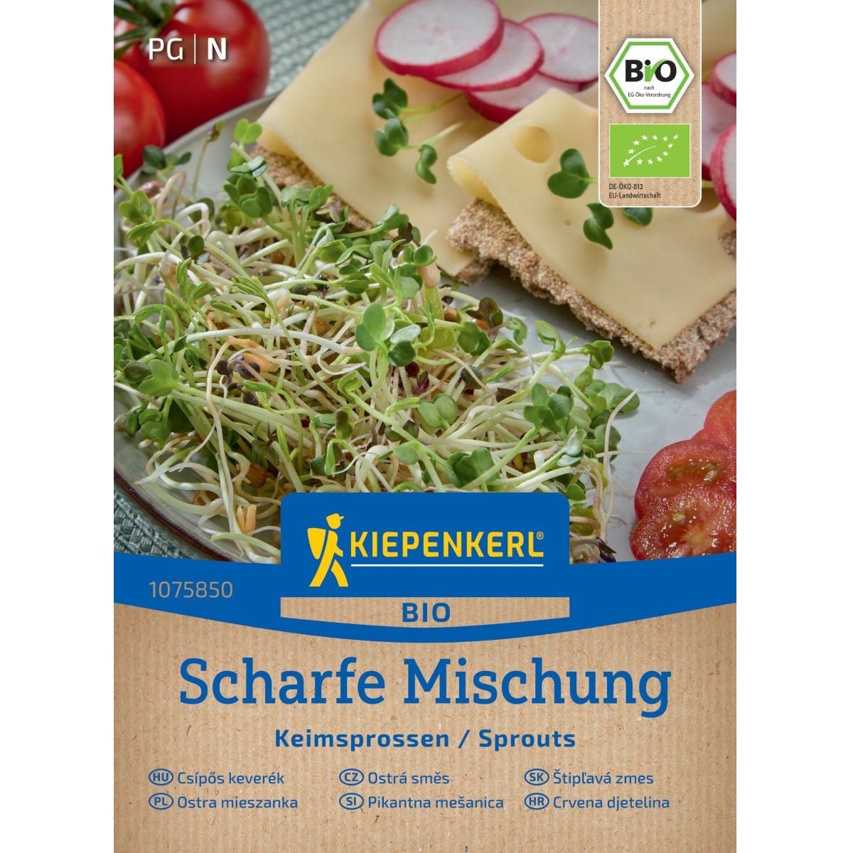 BIO Ostrá směs - prodej bio semen na klíčení - 40 g