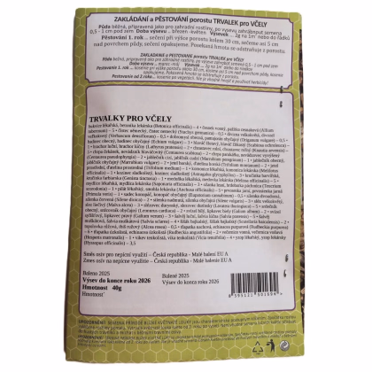 Květy vytrvalé pro včely - Planta Naturalis - prodej semen - 40 g