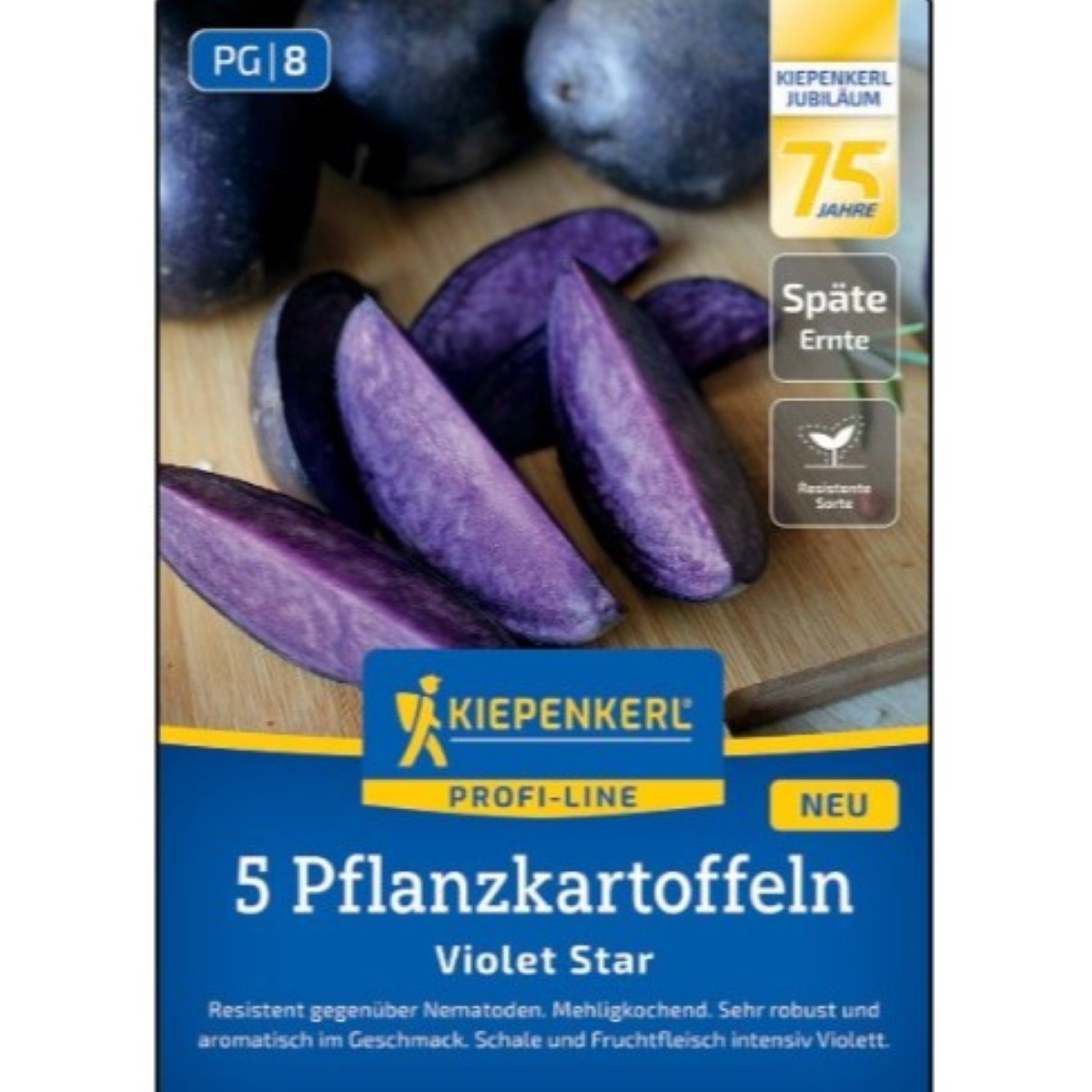 Sadbové brambory Violet Star - Solanum tuberosum - prodej sadby - 5 ks