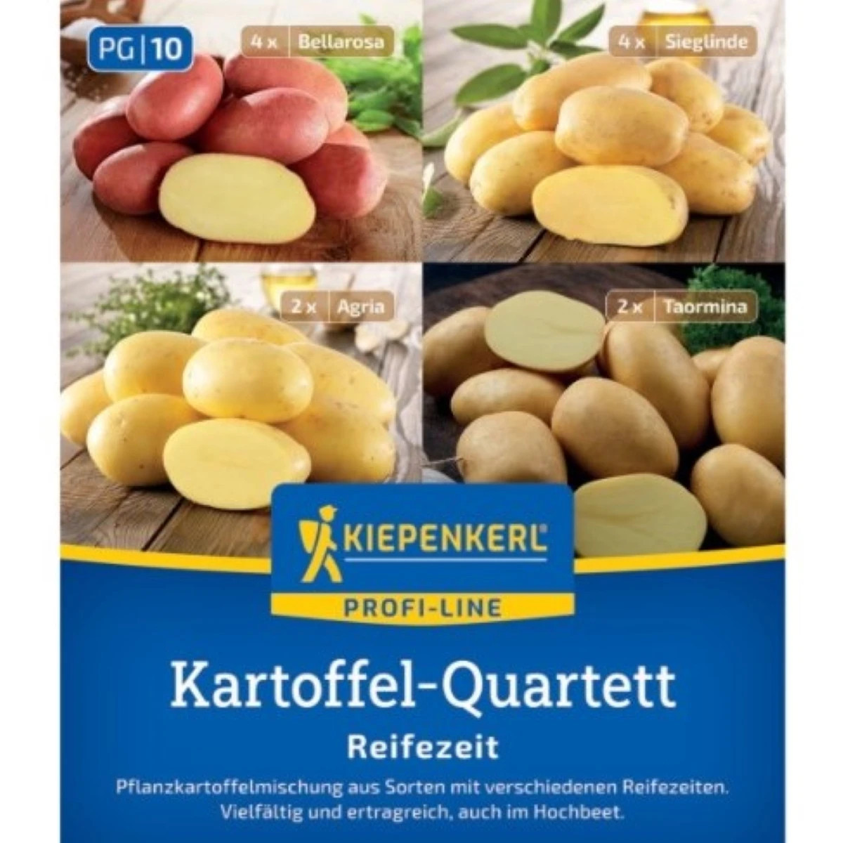 Sadbové brambory - 4 druhy - doba zrání - Solanum tuberosum - prodej sadby - 12 ks