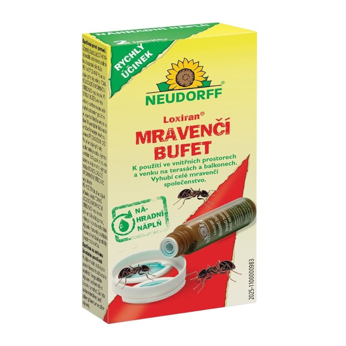 Mravenčí bufet - náhradní náplň - Neudorff - prodej ochrany proti hmyzu - 2x20 ml