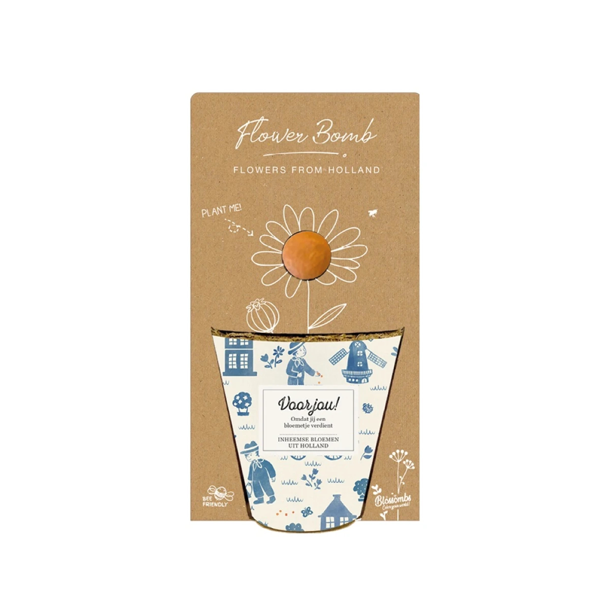 Pěstební set - Grow kit - směs pomněnek - Blossombs - prodej semínkových bomb - 1 ks