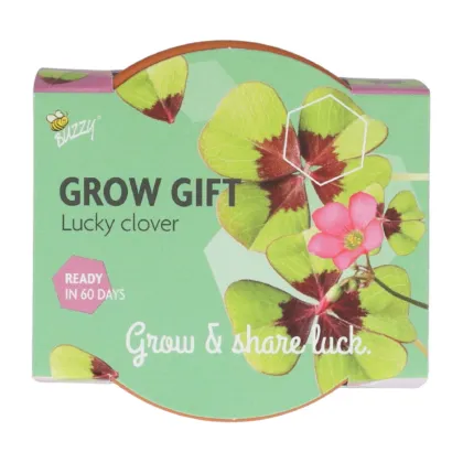 Kopie Buzzy Grow Gifts - Mini sada pro pěstování čtyřlístku - Pieterpik - prodej sad - 1 ks