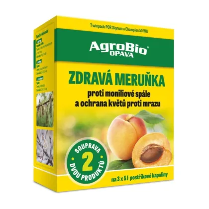 Zdravá meruňka - AgroBio Opava - prodej ochrany rostlin - 1 x 7,5 g + 1 x 10 g