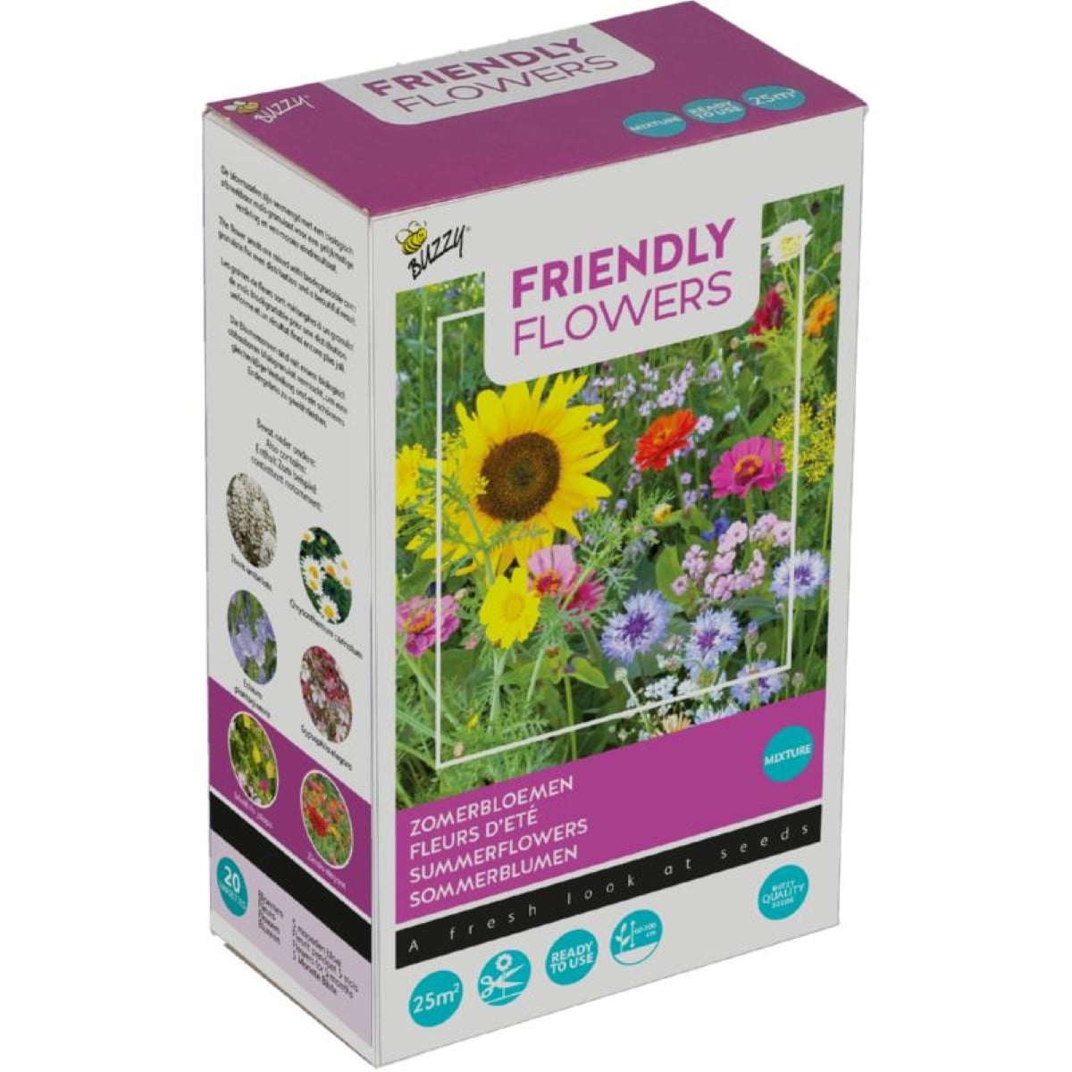 Buzzy - Květinová směs Flower Meadow - Pieterpik - prodej semen - 1 ks
