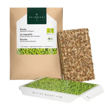BIO microgreen Rukola - Heimgart - náhradní pláty - prodej bio semen na klíčení - 1 ks