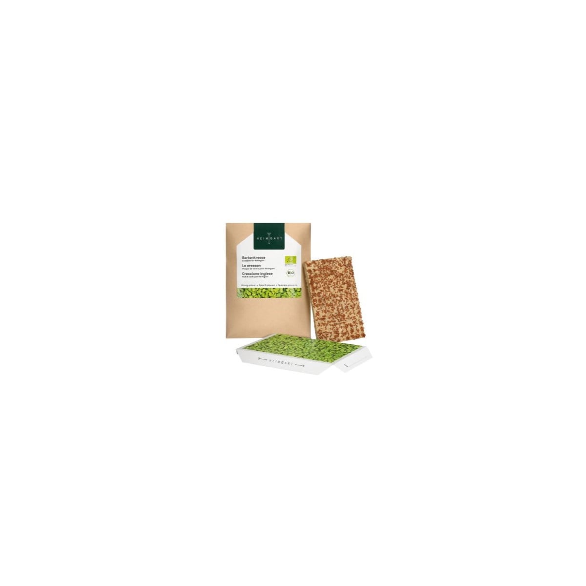 BIO microgreen Řeřicha - náhradní pláty - Heimgart - prodej bio semen na klíčení - 1 ks