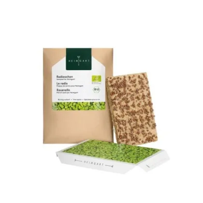 BIO microgreen Ředkvička - náhradní pláty - Heimgart - prodej bio semen na klíčení - 1 ks