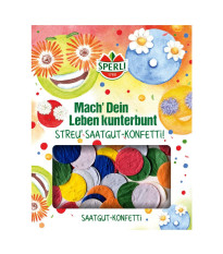 Semínkové květinové konfetti - kulaté - Sperli - prodej semen - 1 ks