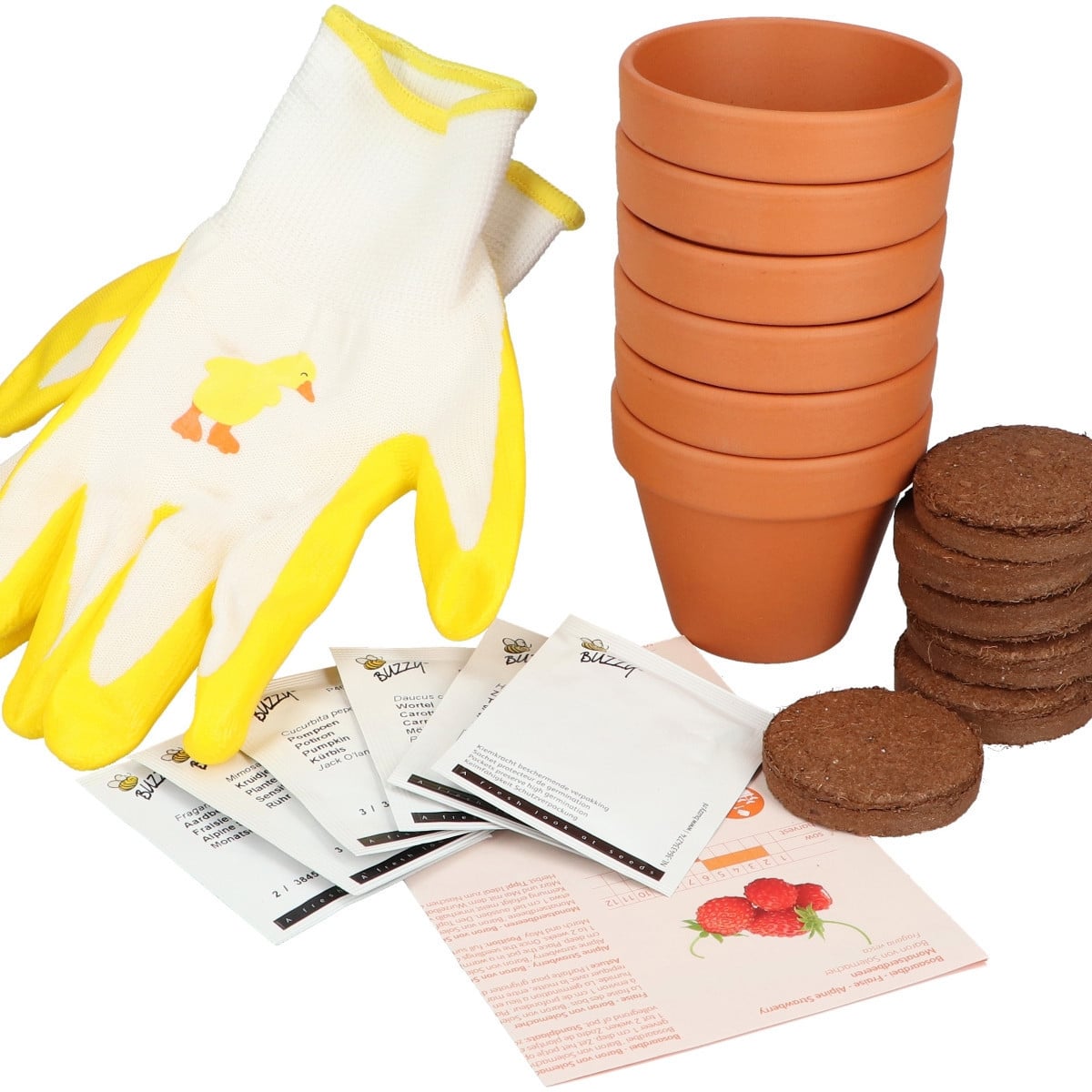 Buzzy Garden Gift - Dárková sada Dětská zahrádka - Pieterpik - prodej sad - 1 balení