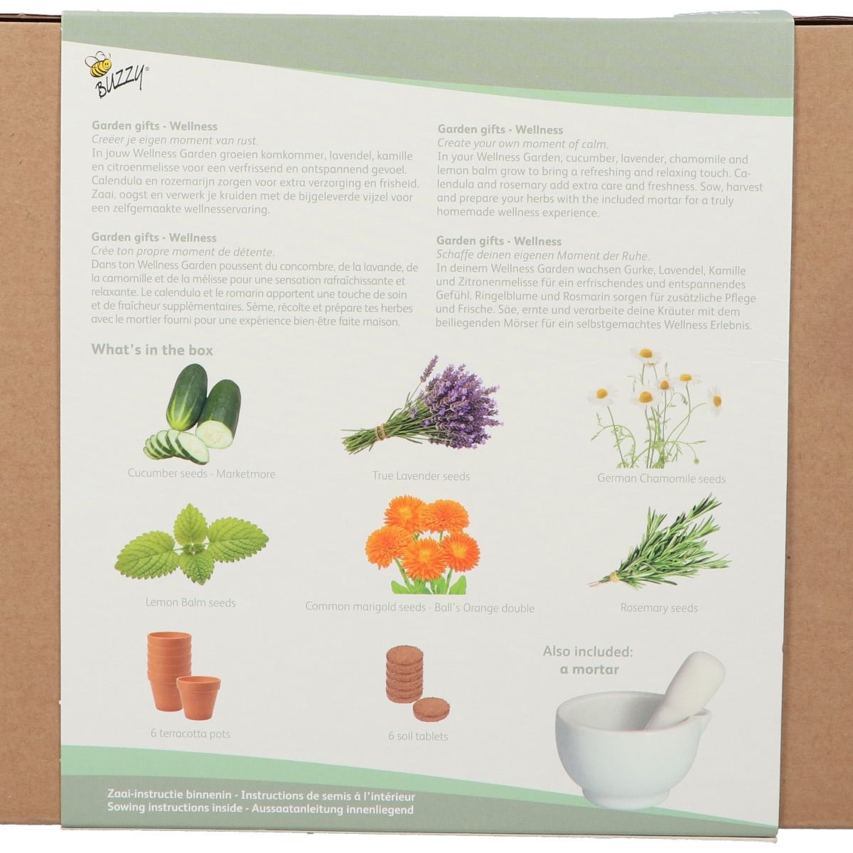 Buzzy Garden Gift - Dárková sada Wellness - Pieterpik - prodej sad - 1 balení