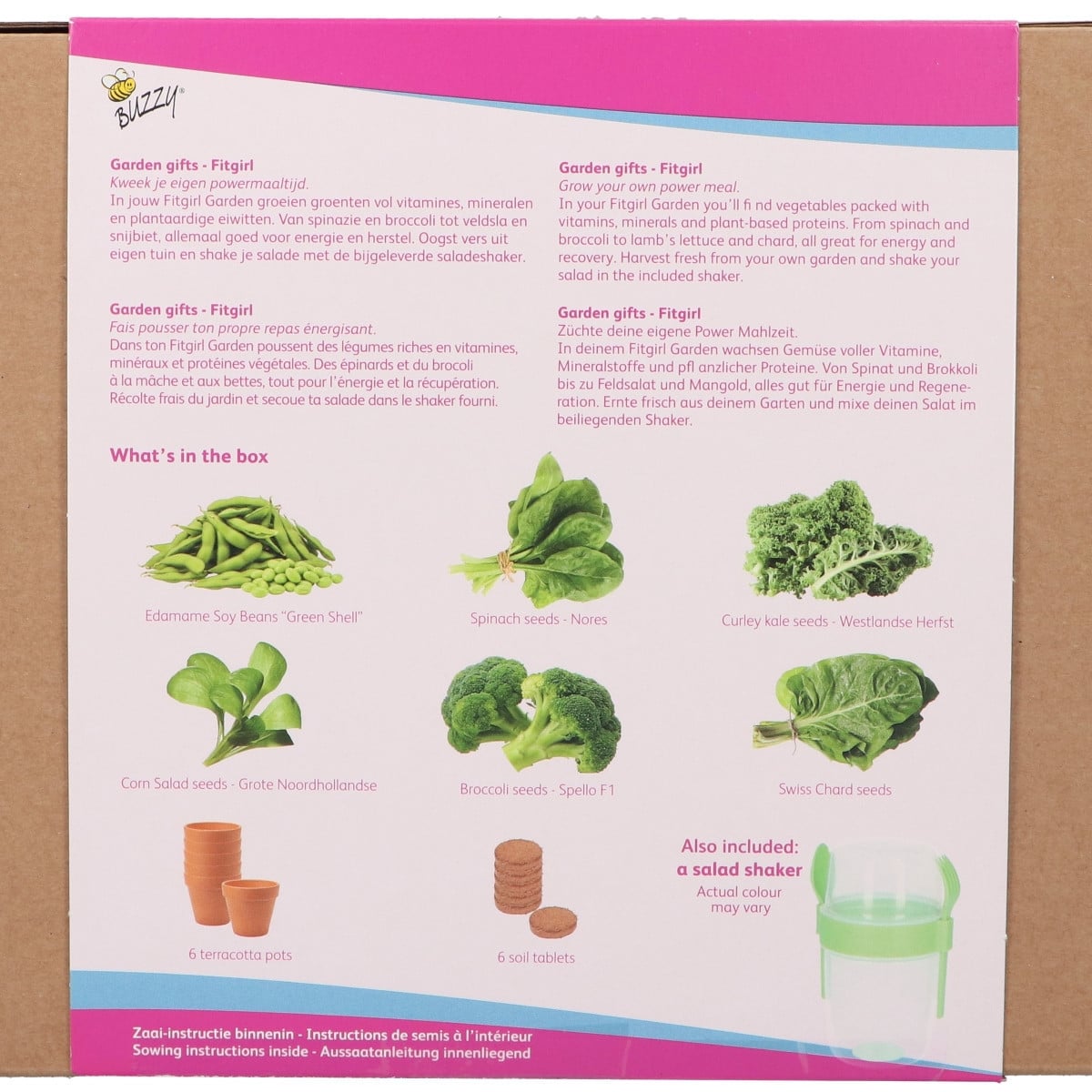 Buzzy Garden Gift - Dárková sada Fit zahrádka - Pieterpik - prodej sad - 1 balení