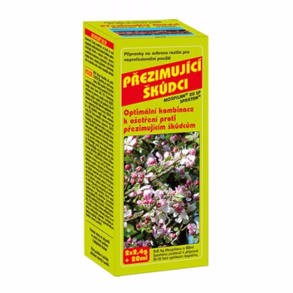 Přípravek proti přezimujícím škůdcům - 2x2,4g+20ml - ochrana rostlin - 1 ks