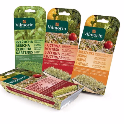 Vilmorin sada na klíčky včetně misky  - Jemná směs - semena - 15 g