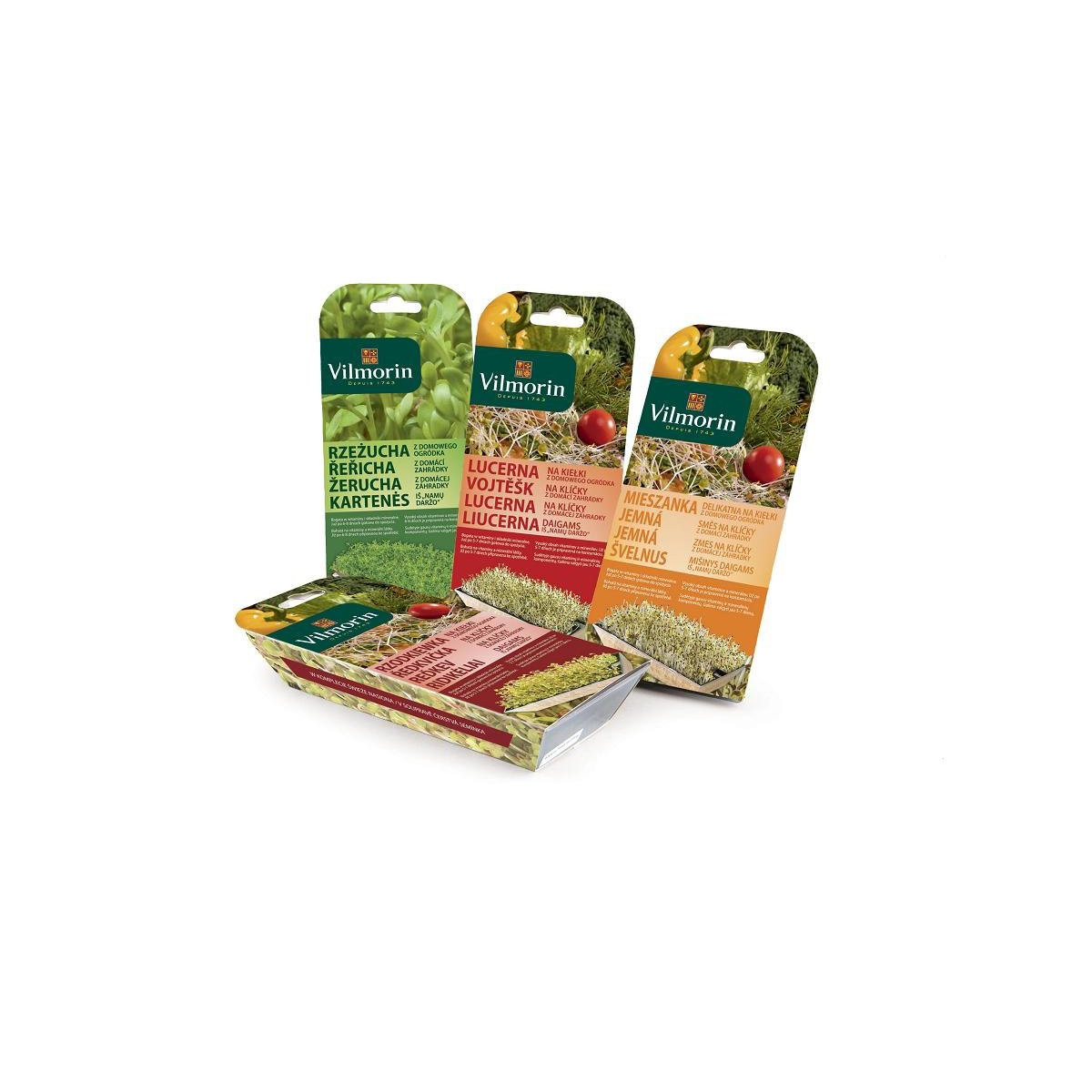 Vilmorin sada na klíčky včetně misky  - Jemná směs - semena - 15 g