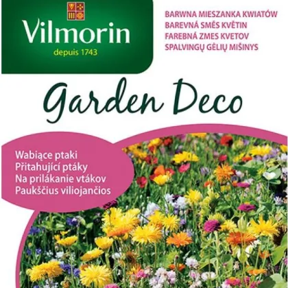 Vilmorin - Barevná směs květin přitahujících ptáky - semena - 8 g