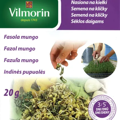 Semena na klíčky - Fazole mungo - semena - 20 g