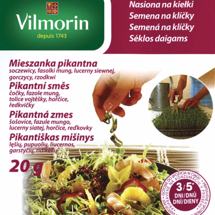 Semena na klíčky - Pikantní směs - semena - 20 g
