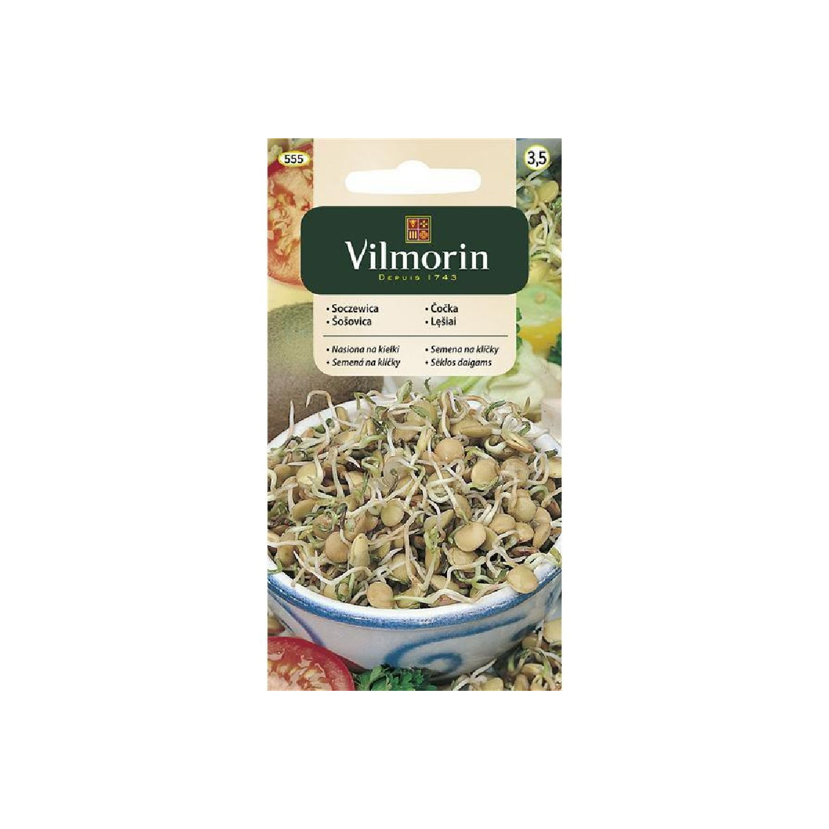 Semena na klíčky - Čočka - 20 g