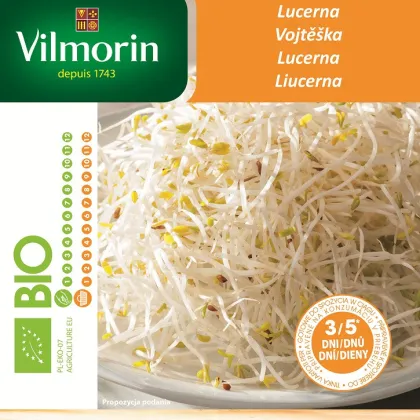 Bio semena na klíčky - Vojtěška - semena - 15 g