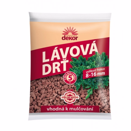 Dekorační lávová drť - dekorační - 5 l