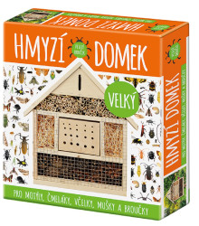 Hmyzí domek velký - domek pro motýly, čmeláky, včely, mušky a brouky - 1 ks