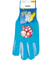 Dětské pracovní rukavice Stocker - modré - pomůcky k pěstování - 1 pár