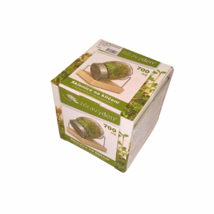 Sklenice na klíčení s keramickým podstavcem - prodej pěstebních pomůcek - 1 ks