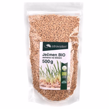 BIO Ječmen - prodej bio semen na klíčení - 500 g