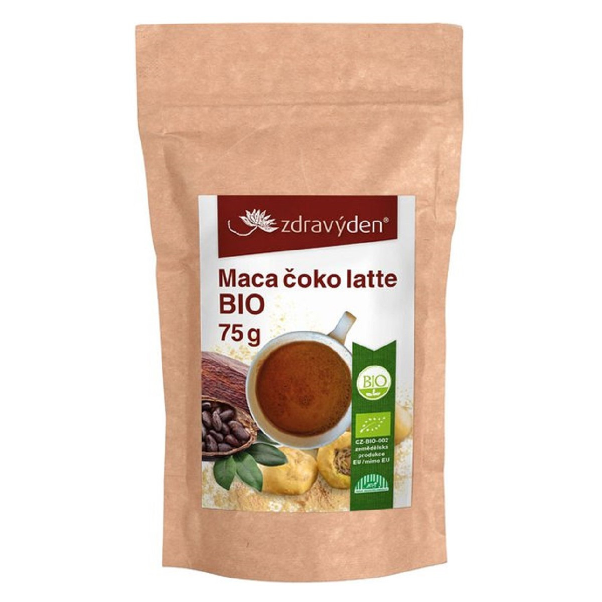 Maca čoko latte - BIO kvalita - směs - 75 g