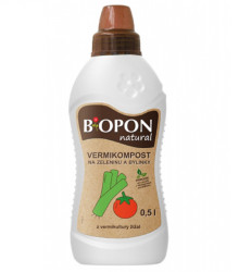 Vermikompost pro zeleninu a bylinky - BoPon - prodej hnojiv - 500 ml