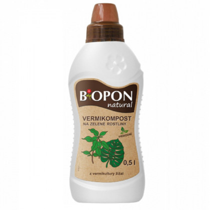 Vermikompost pro zelené rostliny - BoPon - prodej hnojiv - 500 ml
