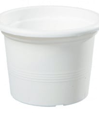 Květináč Campanula bílý - 13 x 9 cm - prodej květináčů - 1 ks