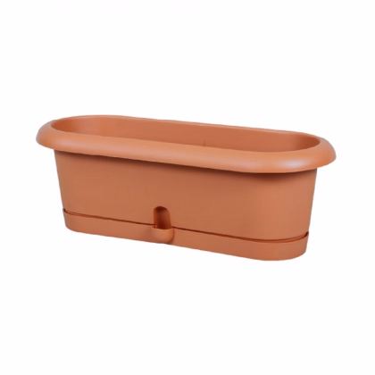 Samozavlažovací truhlík Lotos terakota - 30 cm - prodej truhlíků - 1 ks