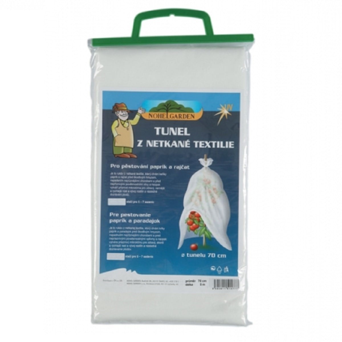 Textilie k rychlení bílá - 1,4 x 5 m - prodej pěstebních pomůcek - 1 ks