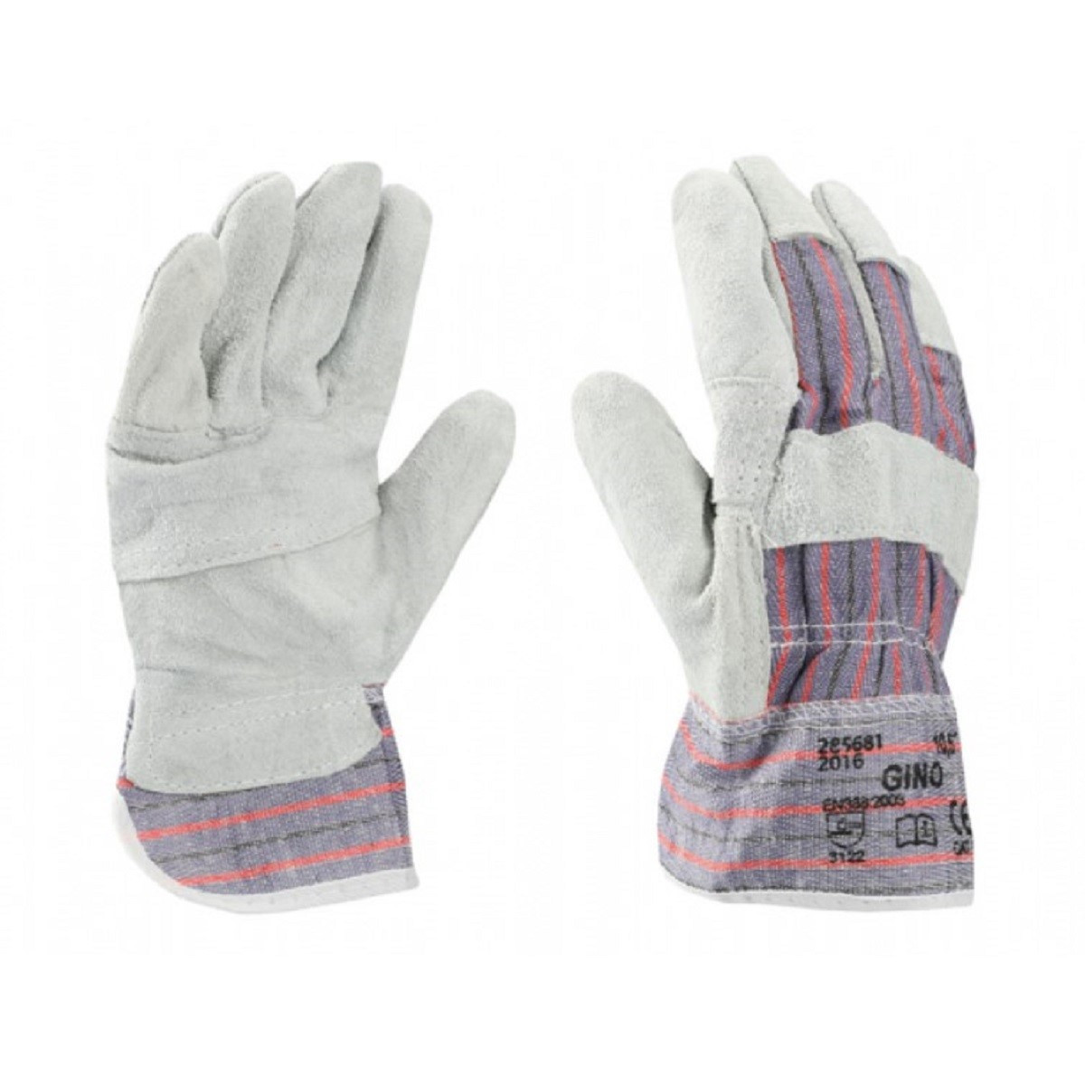 Pracovní rukavice šedé - Gino - prodej zahradních rukavic - 1 pár