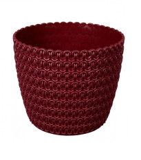 Obal na květináč Magnolia bordó - 14 x 12 cm - prodej obalů - 1 ks