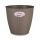 Obal na květináč Natural hnědo šedý - 14 x 13 cm - prodej obalů - 1 ks