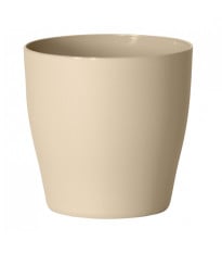 Obal na květináč Living tmavě béžový - 13 x 13 cm - prodej obalů - 1 ks